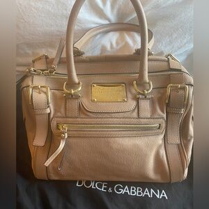 Dolce & Gabbana Tan Leather Bag